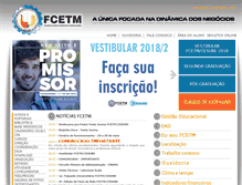 Tablet Screenshot of fcetm.br